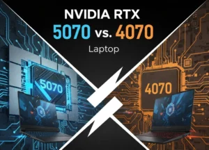 „NVIDIA RTX 5070“ ir „RTX 4070“ nešiojamojo kompiuterio GPU: 25 žaidimų demonstravimas